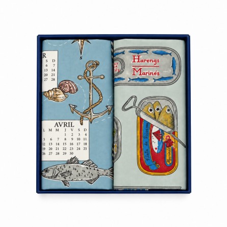 Coffret Cadeau Torchons L'échappée marine