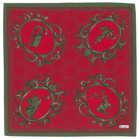 Serviette Winter - Rouge