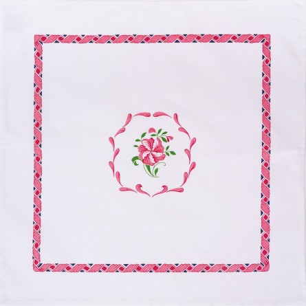 Les Coqs Napkin - Pink