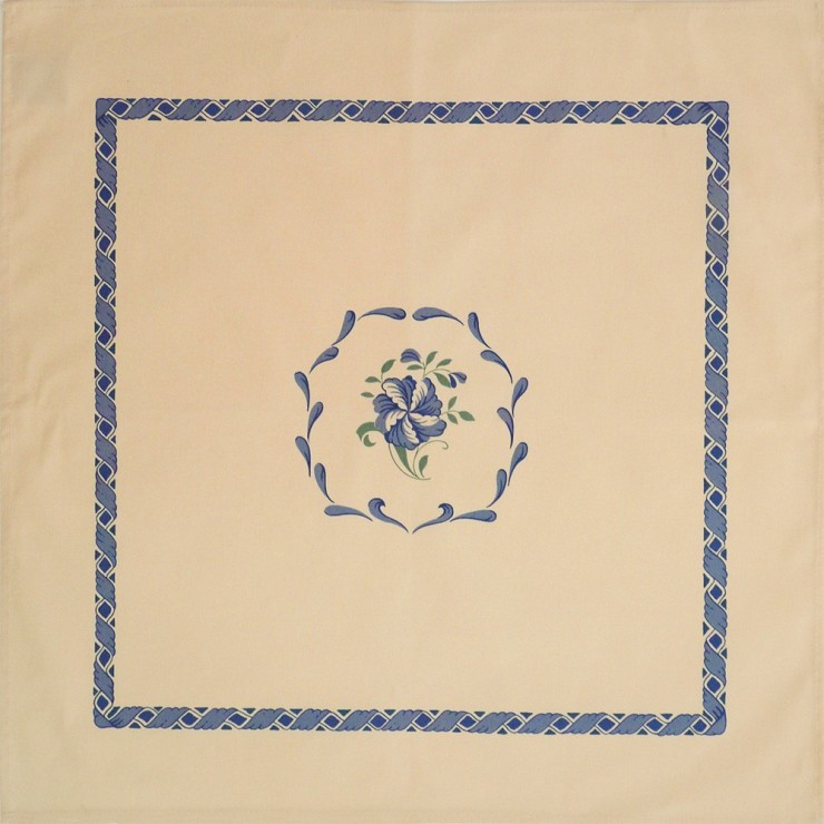 Les Coqs Napkin - Blue