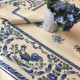Les Coqs Tablecloth - Blue