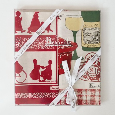 Coffret Cadeau Torchons Plaisir d'Alsace