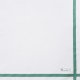 Two-coloured Napkin - White/Watergreen