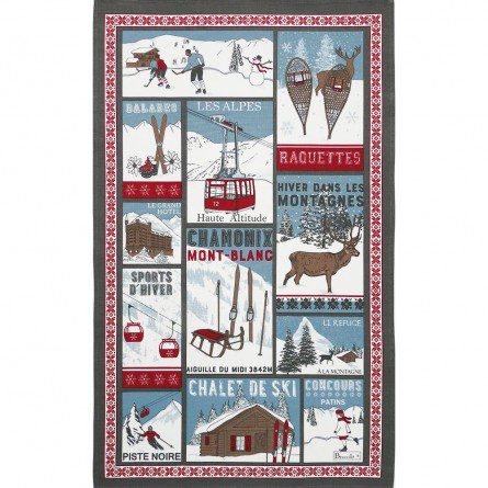 À la Montagne Tea-Towel