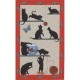 Chat-Pitre Tea-towel - Red