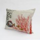 Coussin Porquerolles - Corail