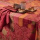 Rialto Tablecloth - Garnet red