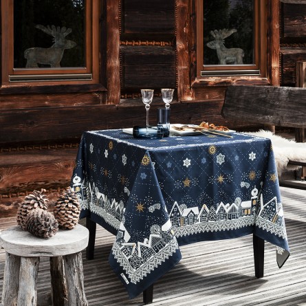 Nuit Etoilée Tablecloth - Anthracite