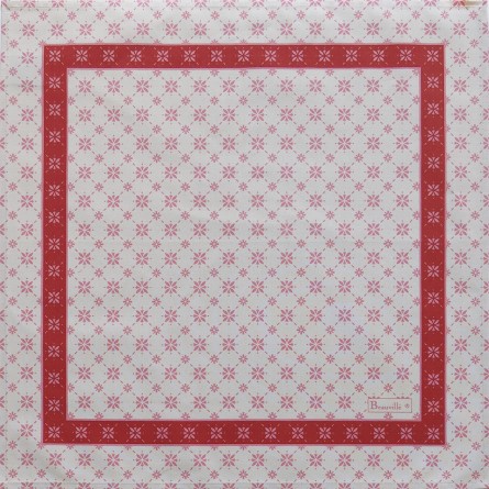 Serviette Lunéville - Rouge
