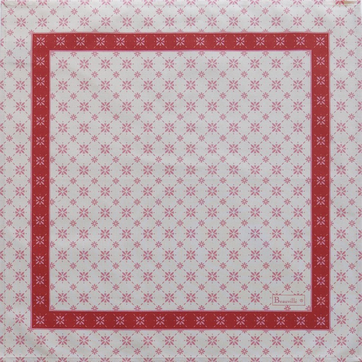 Serviette Lunéville - Rouge