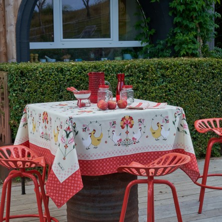 Lunéville Tablecloth - Red