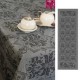 Chemin de table Topkapi - Anthracite