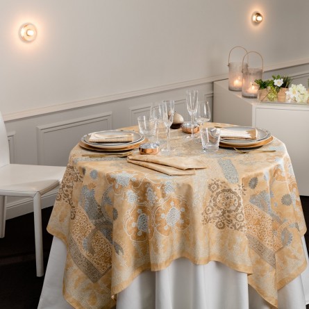 Rialto Tablecloth - Quartz