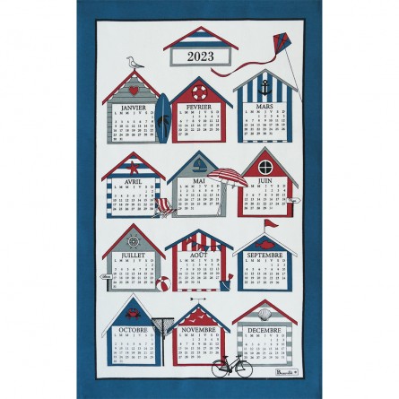 Deauville 2023 Calendar Tea-Towel