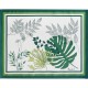 Agapanthes Coated Placemat Mint