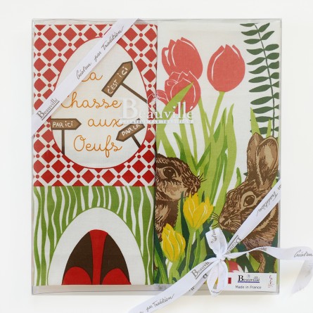 Coffret Cadeau Torchons Délices de Pâques