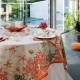 Corail coated Tablecloth