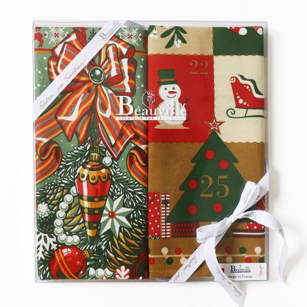 Joyeuses Fêtes Tea-towel Gift Box