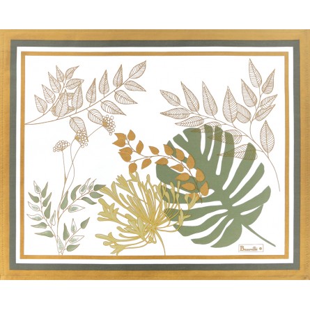 Agapanthes Placemat - Green