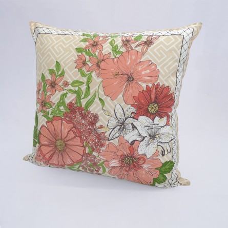 Coussin motifs moderne et nature - La Boutique