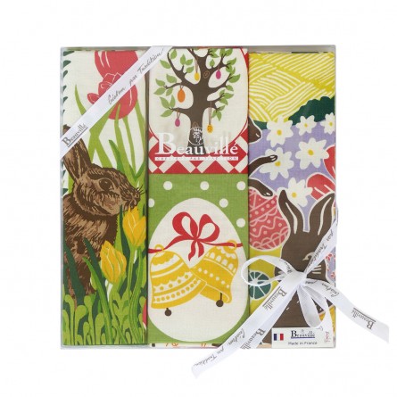 Fêtes de Pâques Tea-towel Gift Box