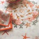 Corail coated Tablecloth