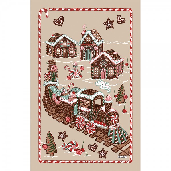 Set de papier Bloc Déco Boules de neige et pains d'épices 15x20cm 28f - Toga