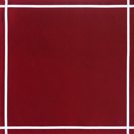 Two-coloured napkin - Red/White