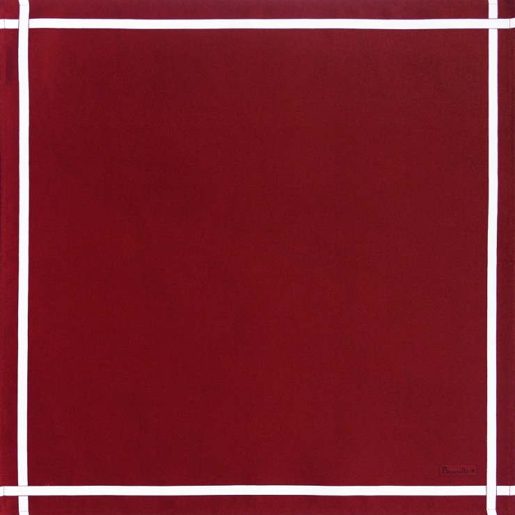 Two-coloured napkin - Red/White