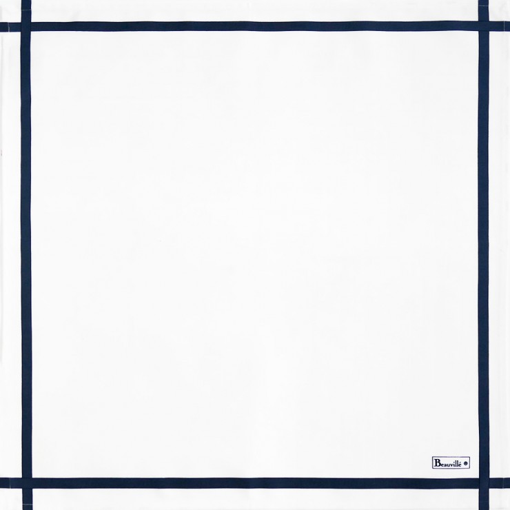 Two-coloured Napkin - White/Night