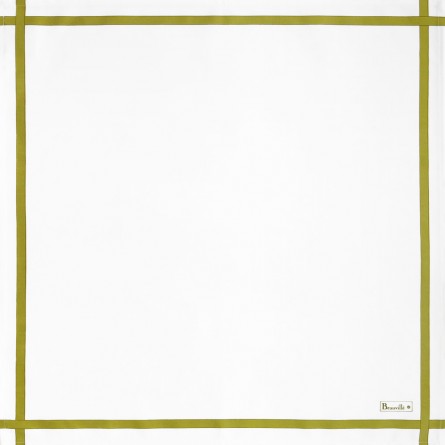 Two-coloured Napkin - White/Green