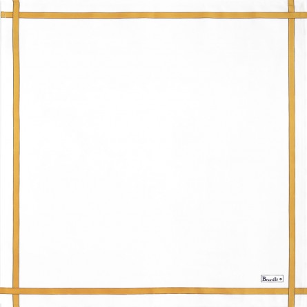 Serviette Bicolore - Blanc/Miel