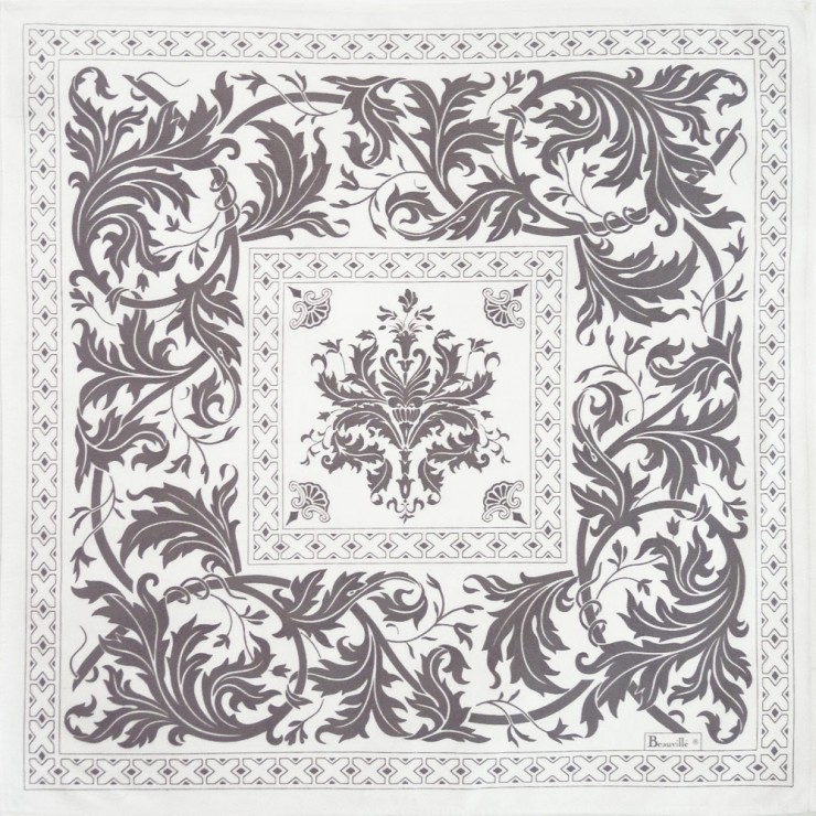 Serviette Topkapi - Argent