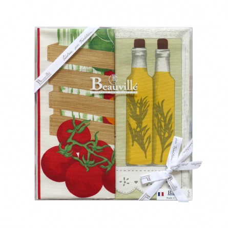 Tea towel gift box Douceur provençale