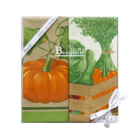 Tea towel gift box Un jardin vitaminé