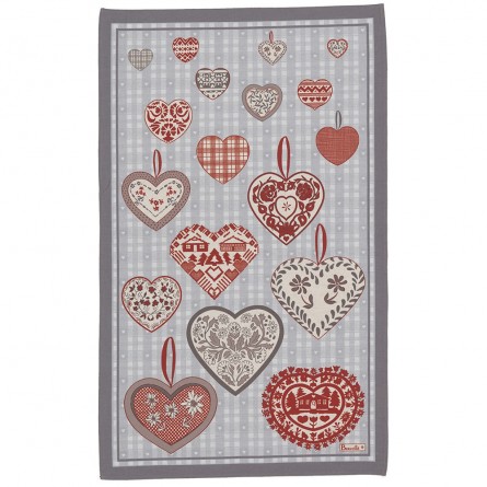 Lot De 5 Torchons De Noël - Nains, Père Noël, Motifs Festifs, Coton Absorbant (40x60 Cm)
