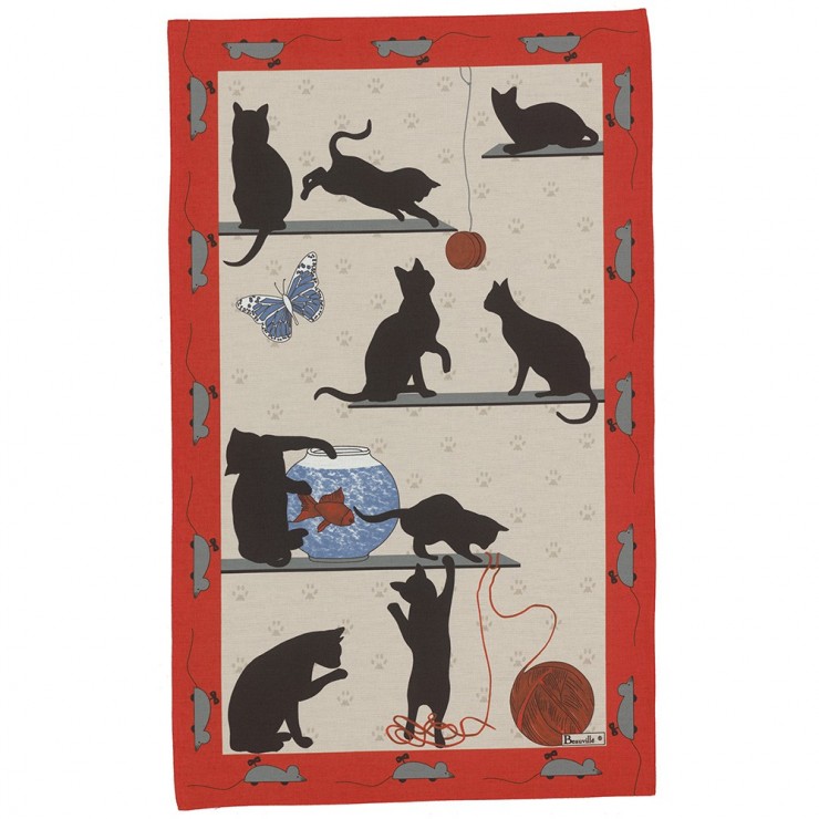 Chat-Pitre Tea-towel