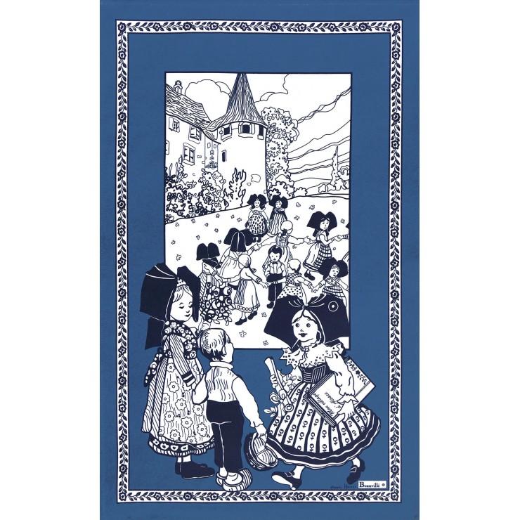 En Alsace Tea-Towel