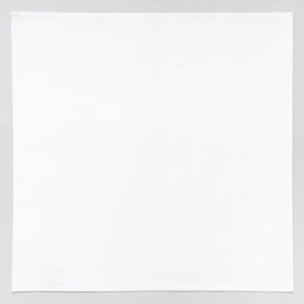 Serviette en satin de coton blanc