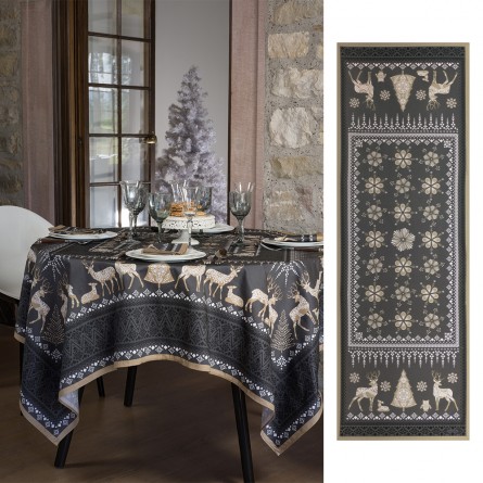 Chemin de table Balade en hiver