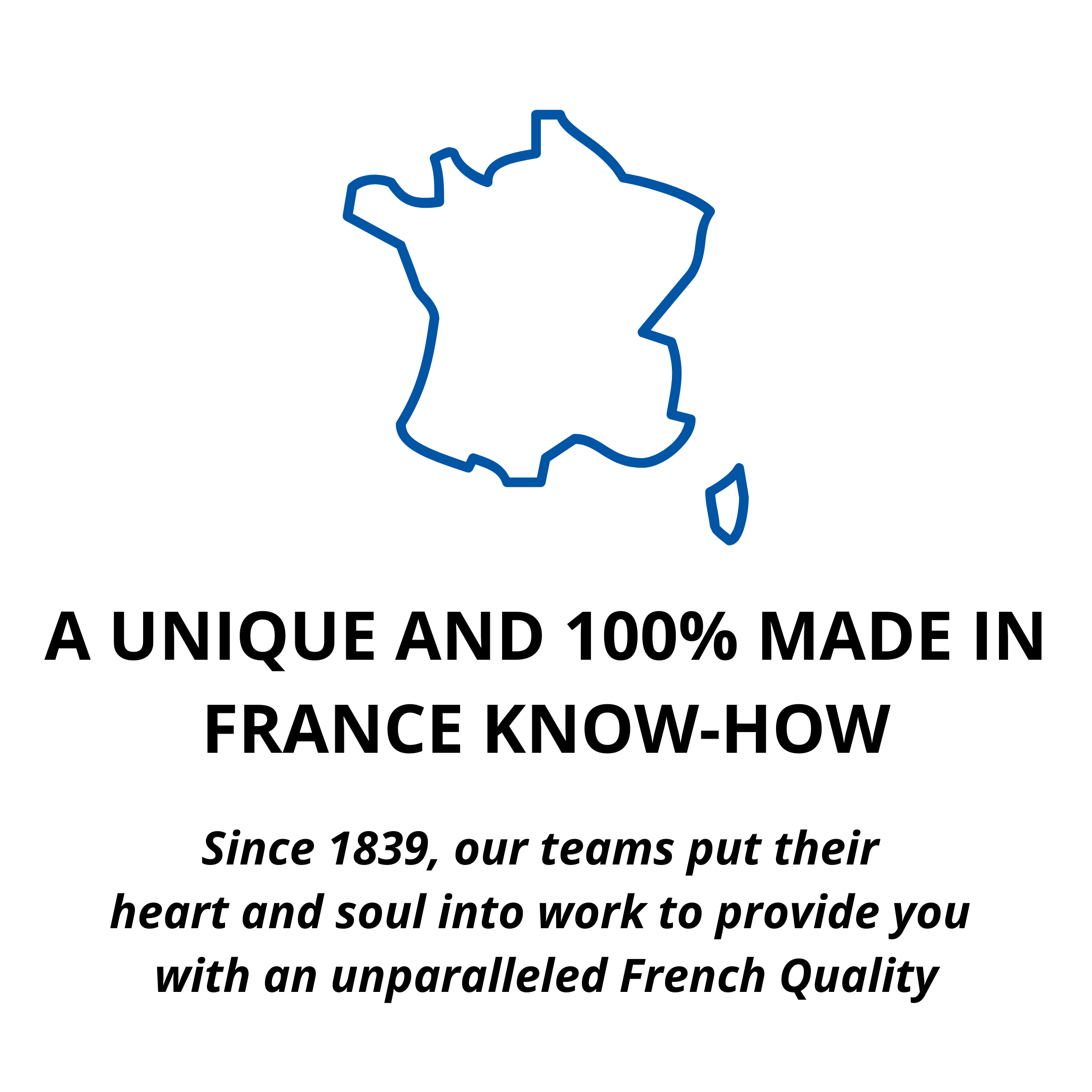 A unique and 100% made in france know-how