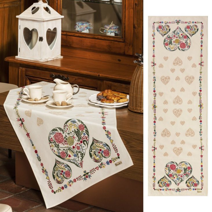 nappe coeur saint valentin