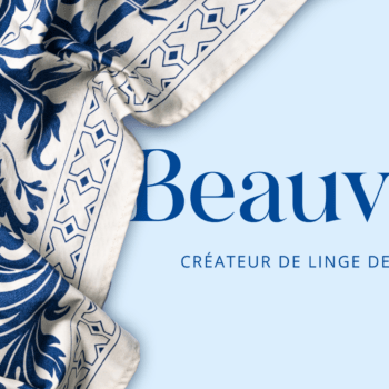 Presentazione della nuova identità visiva di Beauvillé, un'evoluzione elegante e moderna che riflette l'eredità del marchio e la sua esclusiva lavorazione artigianale della biancheria per la casa.