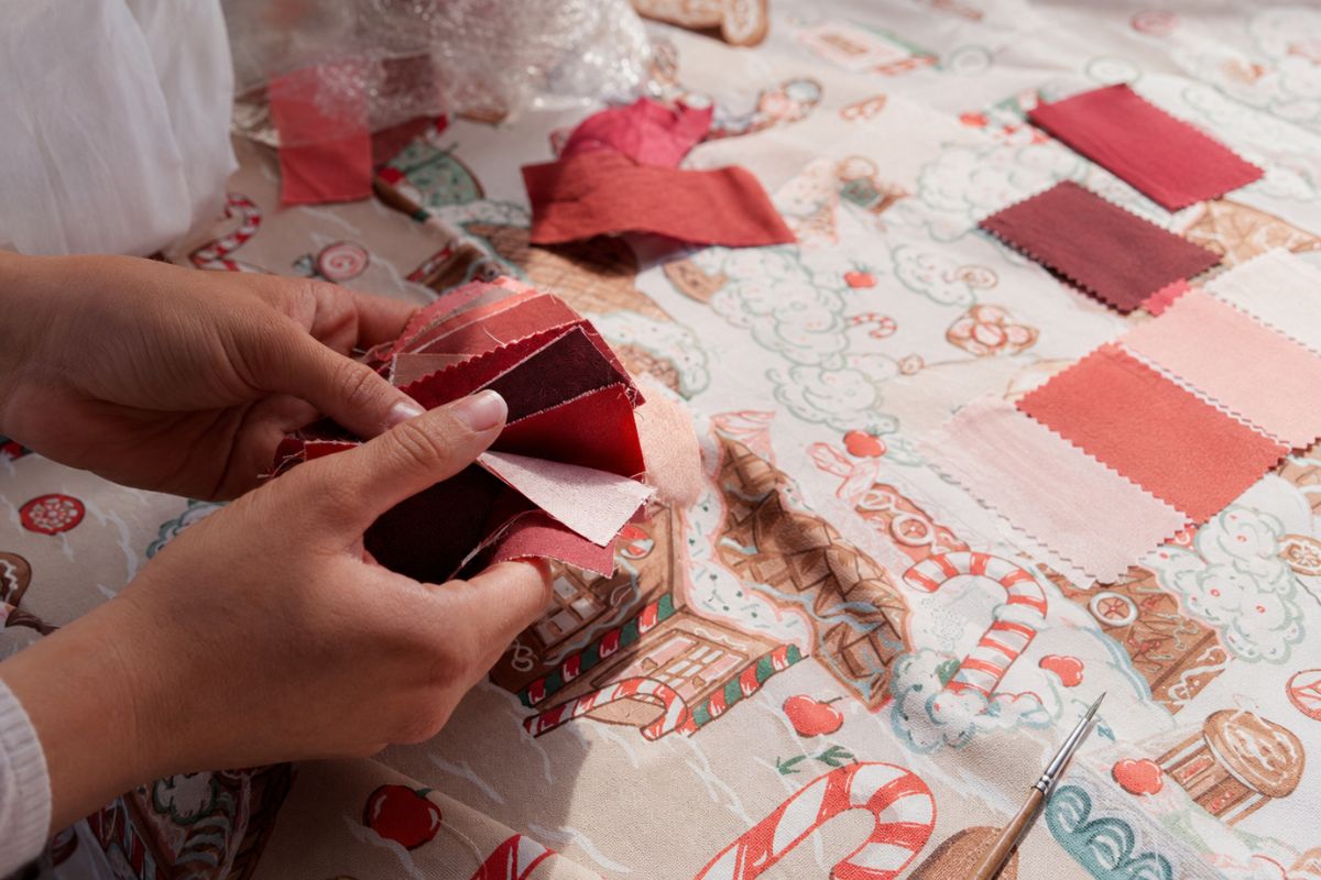 Séparation et sélection des couleurs d’un motif textile Beauvillé